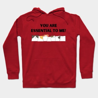 Cats - You are Essential to Me! Hoodie